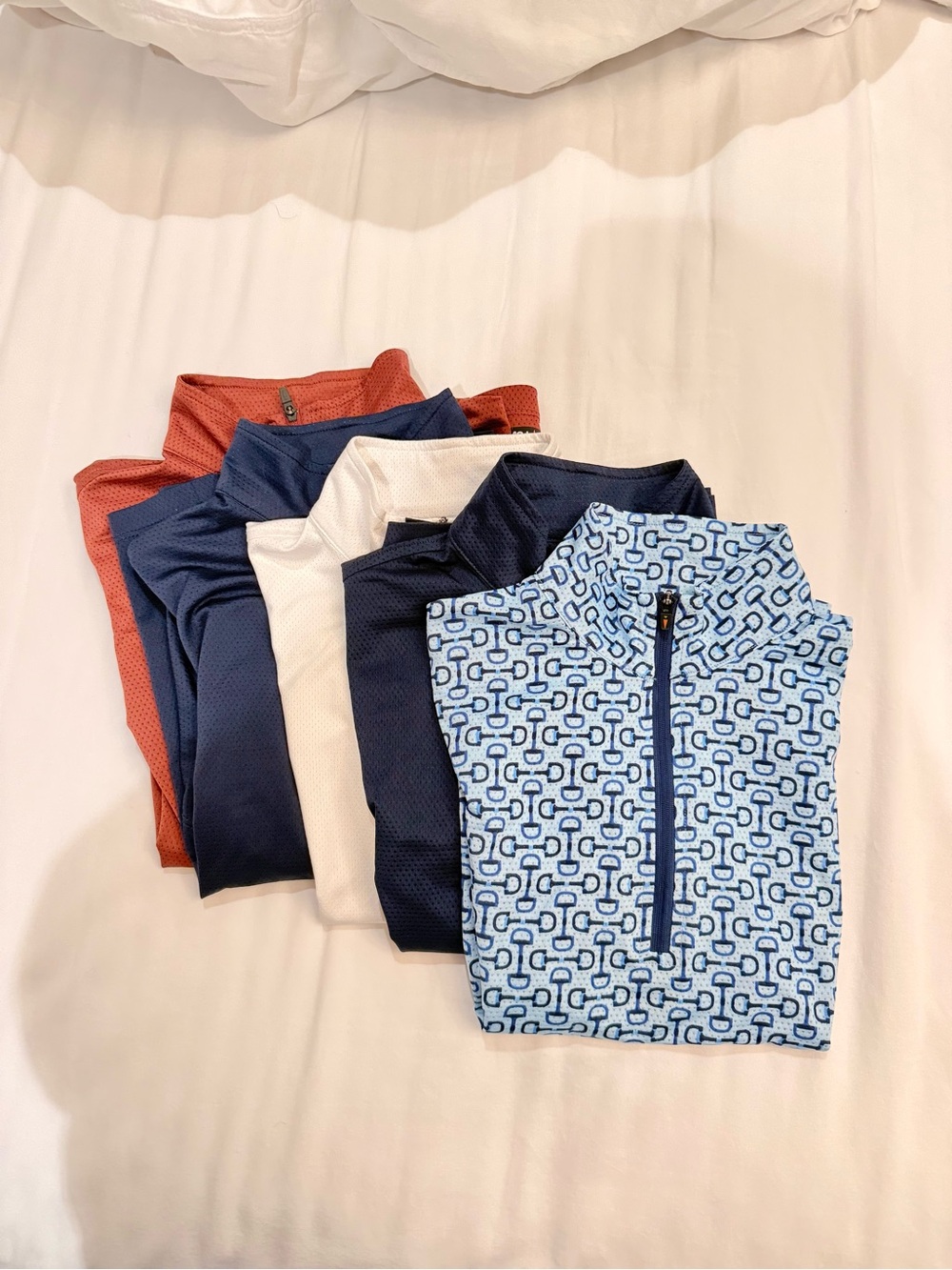Kerrits BUNDLE of 5 Zip Horseriding Shirts